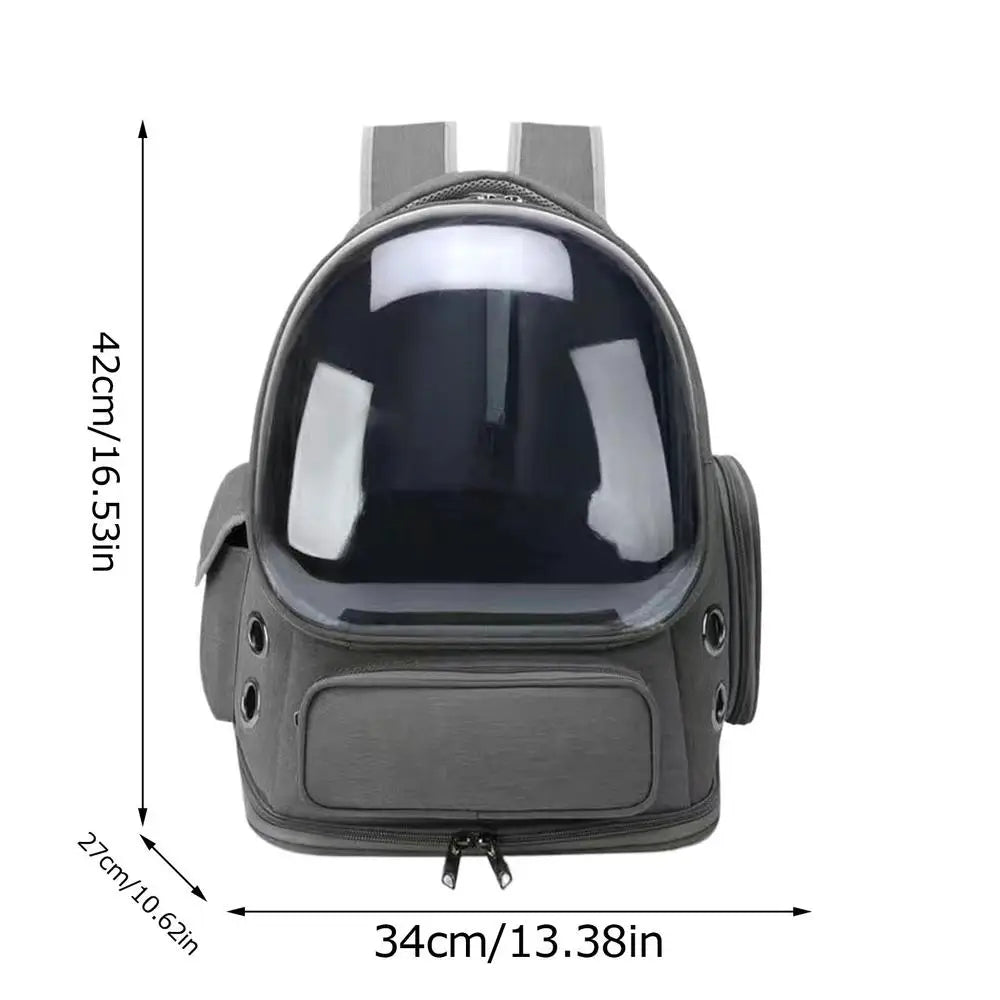 Cat Backpack Carrier Pet Bag Carrier Cat Travel Pouch Backpack Breathable Space Capsule Pet Carrier Cat Bag Pet Backpack For